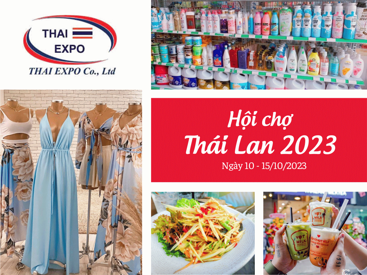 Hội chợ mua sắm và ẩm thực Thái Lan 2023 tại TP. HCM